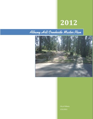 Albany Hill Master Plan Cover