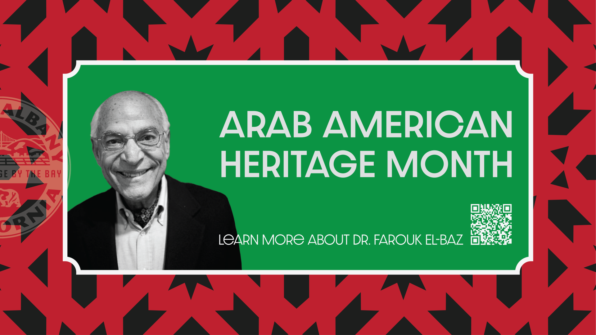 Arab American Heritage Month_BulletinBoard_DrFarouk