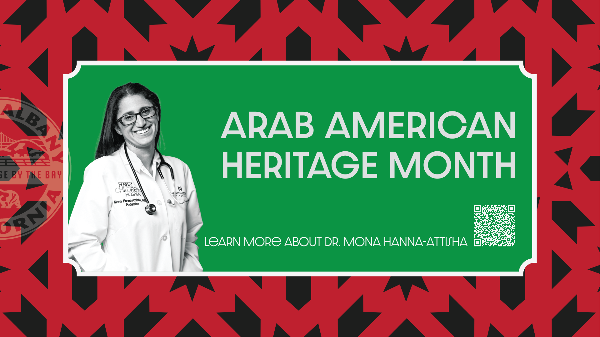 Arab American Heritage Month_BulletinBoard_DrMona